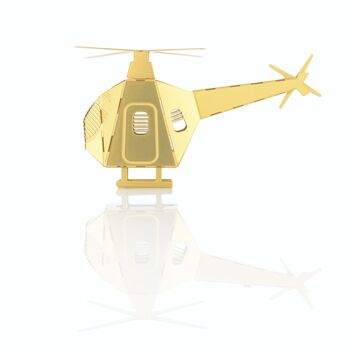 Mini modèle d'hélicoptère - Kit de bricolage 3D 3