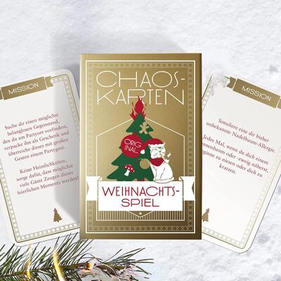 Chaos cards Christmas game