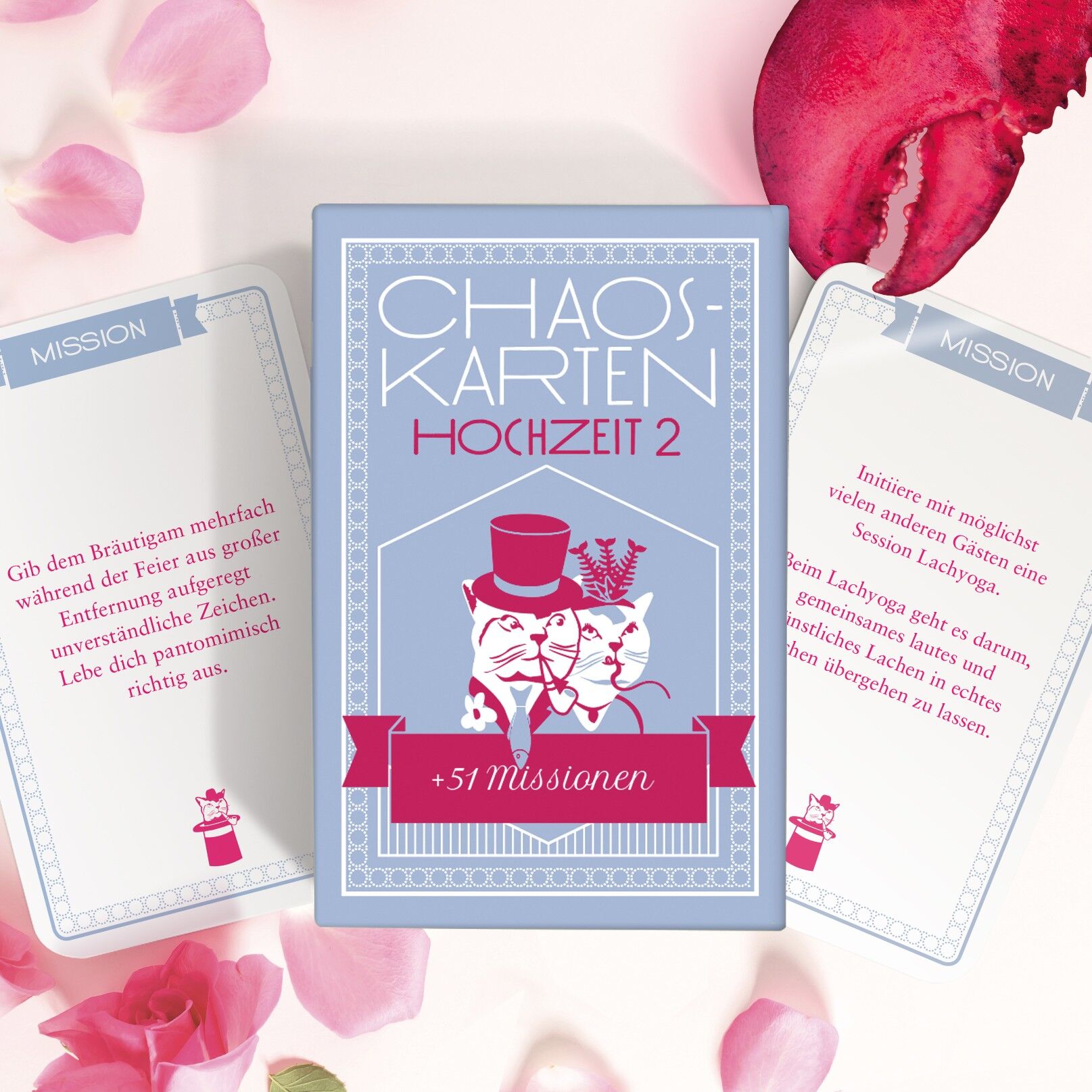 Chaoskarten Hochzeitsspiel Erweiterung – 51 neue Aufgaben für eine lustige Hochzeit