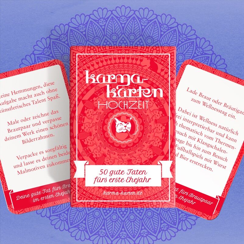 Carte caos carte karma matrimonio - 50 buone azioni per il primo anno di matrimonio - buoni matrimonio