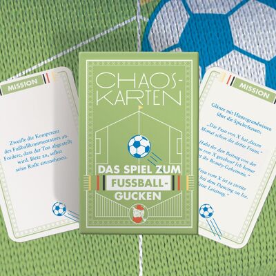 Jeu de football de cartes du chaos (pour la Coupe du Monde, le Championnat d'Europe, la Ligue des Champions et la Bundesliga)