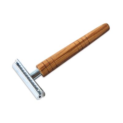 KLASSIK safety razor with Makalu handle, olive wood
