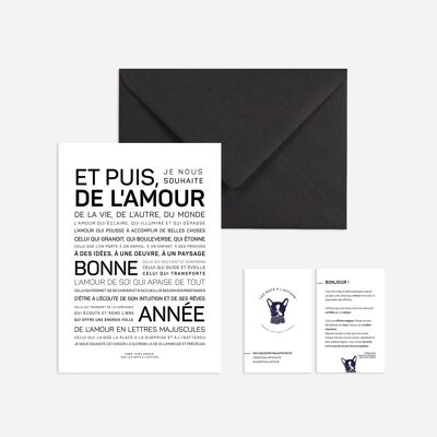 Carte de vœux De l'amour - format mini