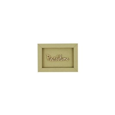 Dandelion - picture card wooden lettering magnet