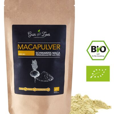 Polvo de maca orgánico negro