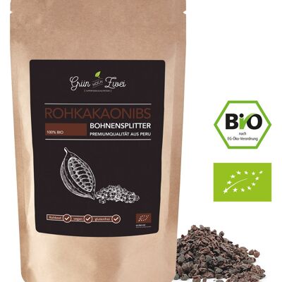 Organic raw cocoa nibs