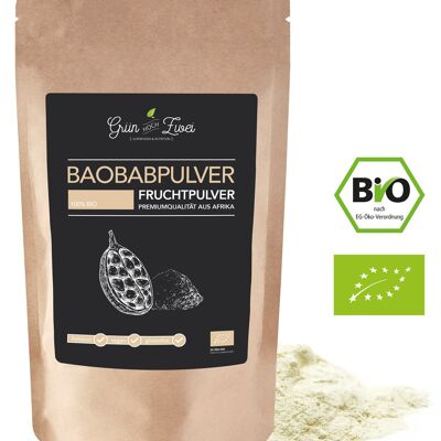 Organic baobab powder