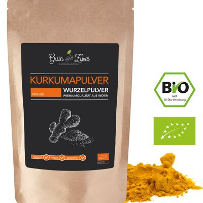 Organic turmeric powder