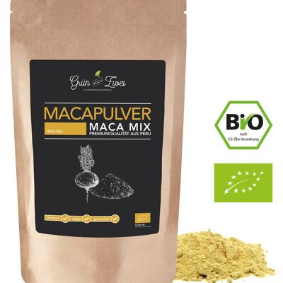 Miscela di polvere di maca biologica