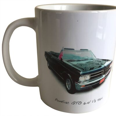 Pontiac GTO Convertible 1964 - 11oz Printed Ceramic Souvenir Mug