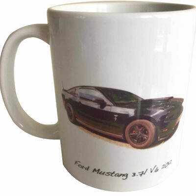Ford Mustang 3.7l 2012 - 11oz Printed Ceramic Mug