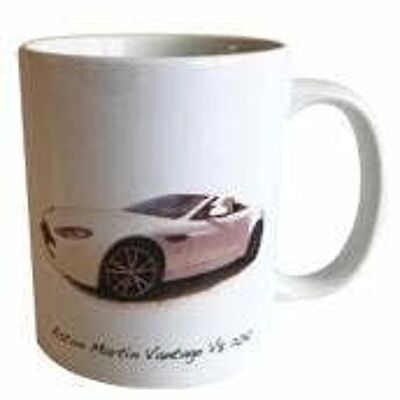 Aston Martin Vantage V8 2010 - 11oz Printed Ceramic Souvenir Mug