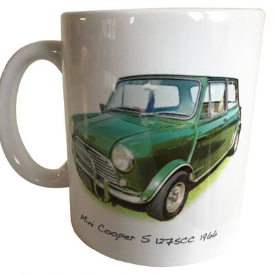 Mini Cooper S 1275cc (Radford) 1966 - 11oz  Ceramic Mug