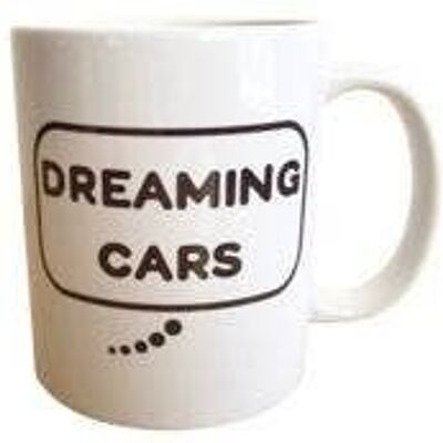 Dreaming Cars (Black) - 11oz Printed Ceramic Souvenir Mug