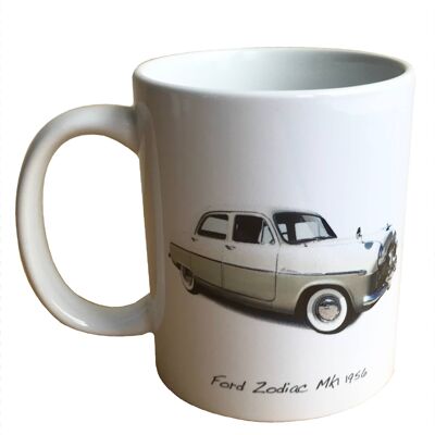 Ford Zodiac Mk1 1956 - 11oz Printed Ceramic Mug