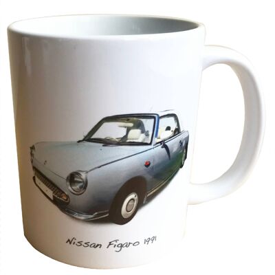 Nissan Figaro 1991 - 11oz Printed Ceramic Souvenir Mug