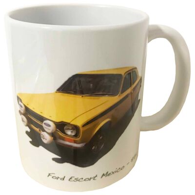 Ford Escort Mexico 1974 - 11oz Printed Ceramic Mug