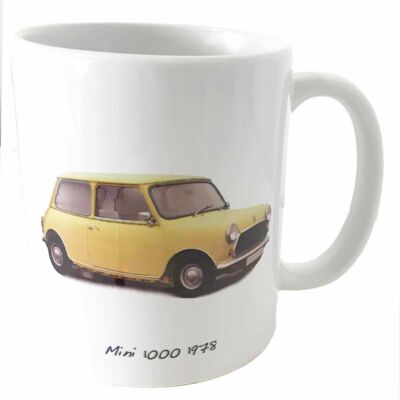 Mini 1000 1978 (Yellow) - 11oz Printed Ceramic Souvenir Mug
