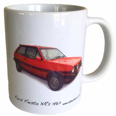 Ford Fiesta XR2 1982 - 11oz Printed Ceramic Mug