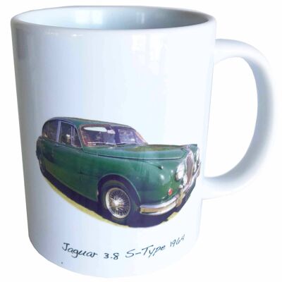 Jaguar 3.8 S-Type 1964 - 11oz Printed Ceramic Mug