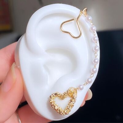 Marry me Earcuff - 1pc ( only one piercing needed)