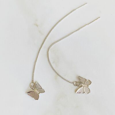 Butterfly Threader Earrings