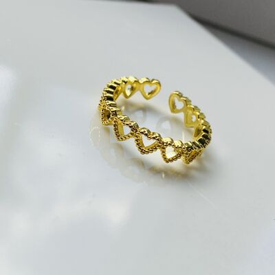 Classic Love Ring Gold (Adjustable)