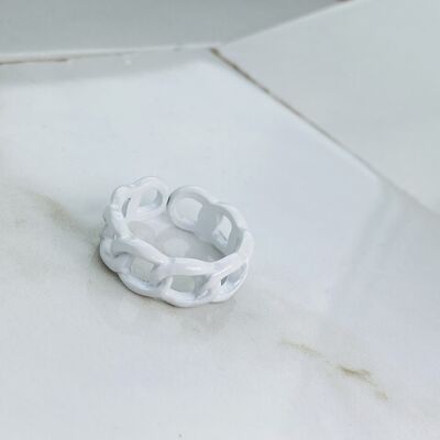 Colourpop Ring (Adjustable) - White