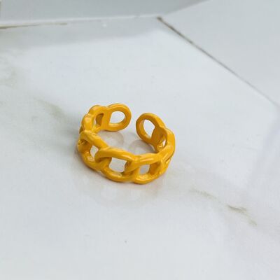 Colourpop Ring (Adjustable) - Yellow