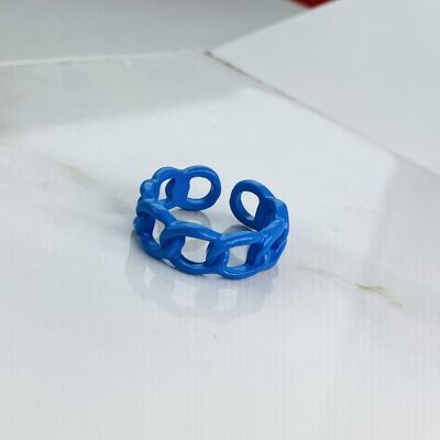Colourpop Ring (Adjustable) - Blue