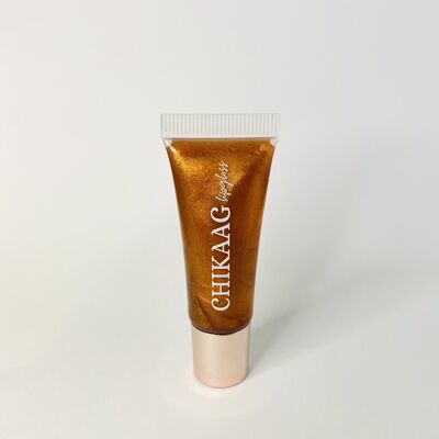 Glitter Cappuccino Lipgloss - cappuccino scented - Squeeze Tube