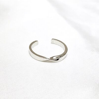 Audacity Ring silver - ADJUSTABLE