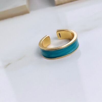 Superior ring - ADJUSTABLE - Turquoise