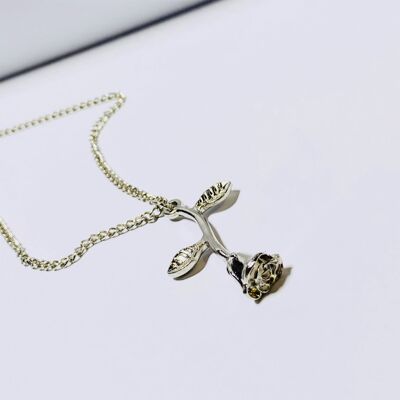 Rose Necklace (SILVER/GOLD) - Silver