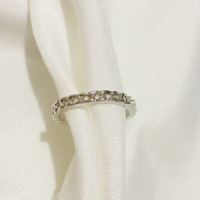 Classic Thin Ring - GOLD/SILVER (Non-adjustable) - Silver