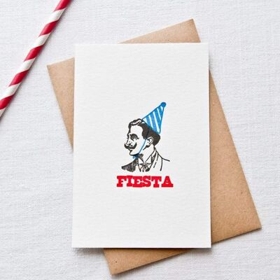 Fiesta Card - Typo / Letterpress printing