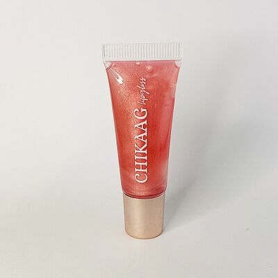 Metallic Pink Lipgloss - Erdbeerduft - Squeeze Tube