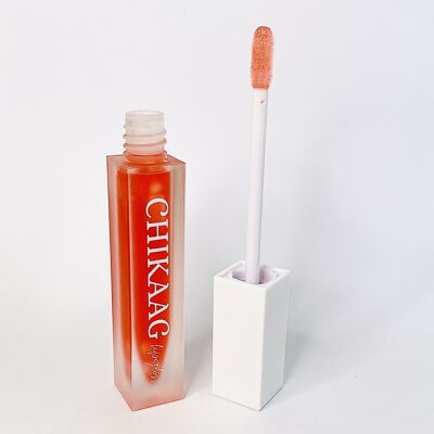 Rose Pink Lipgloss - Strawberry Scented - Wand Tube