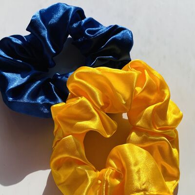 Set of 2 Satin Scrunchies - C11