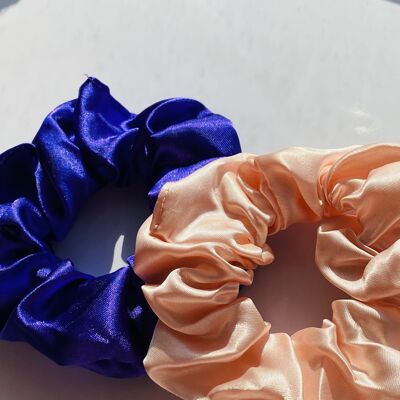 Set of 2 Satin Scrunchies - C8