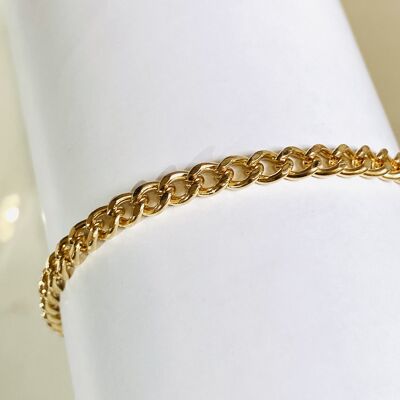 Cuban Link Anklet for women - Thin