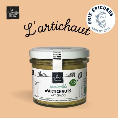 Tartinable bio d'artichaut breton