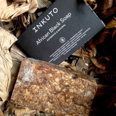 African black soap, unscented, 125g