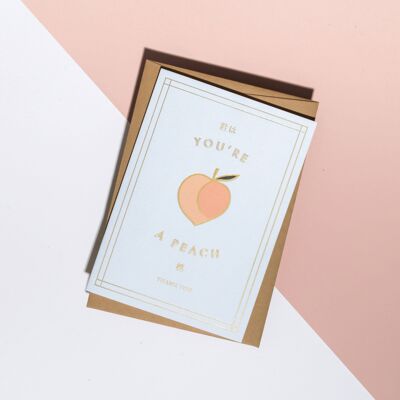 Du bist eine Pfirsichkarte__