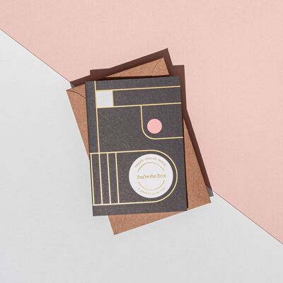 You're the Best' Thank You Geometric Card__
