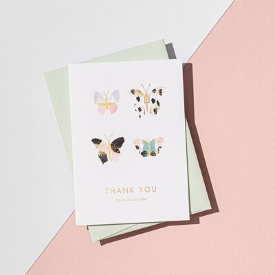 Danke Schmetterlingskarte__