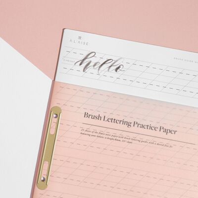 Brush Lettering Practice Paper__