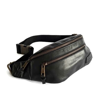 Handcrafted Classic Full-Grain Leather Bum Bag