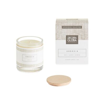 Aromatic Candle - Fresh Green Fragrance - Andreia - 220gr