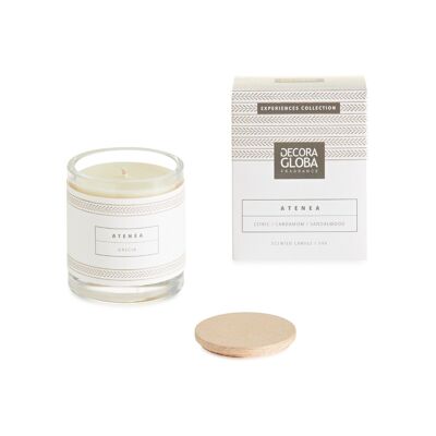 Aromatic Candle - Floral and Citrus Fragrance - Atenea - 220gr